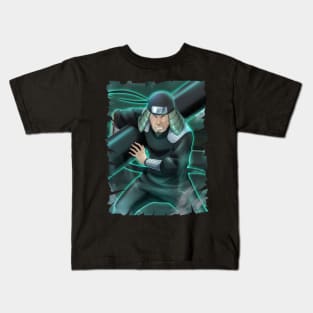 HIRUZEN SARUTOBI MERCH VTG Kids T-Shirt